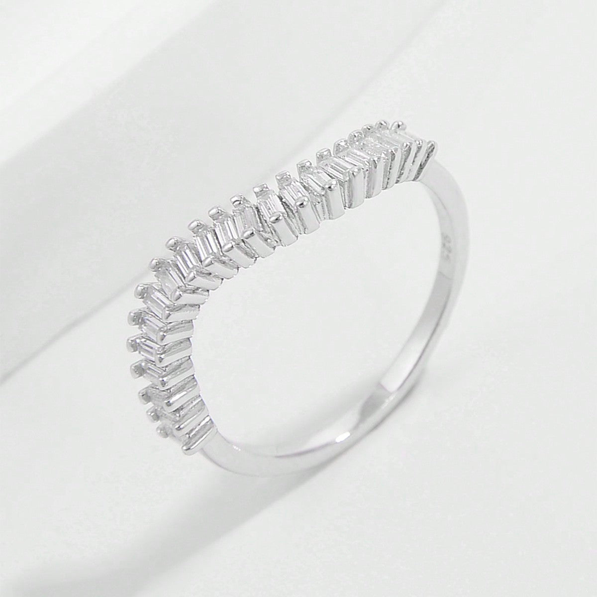 Wave Ring 925 Sterling Silver