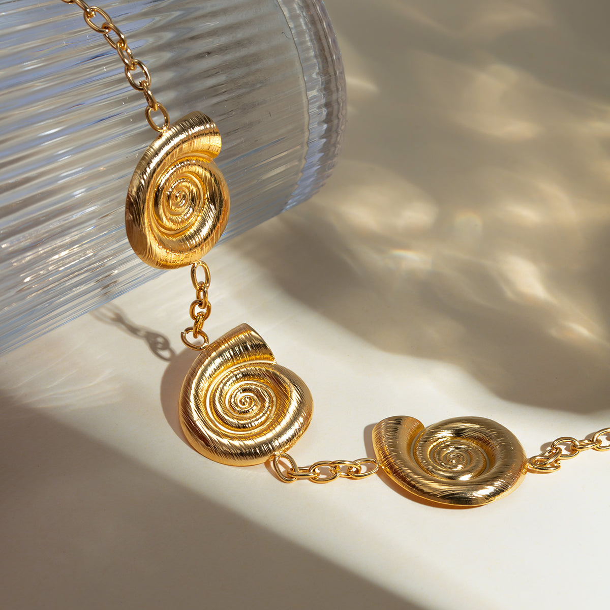 Spiral Charm Necklace