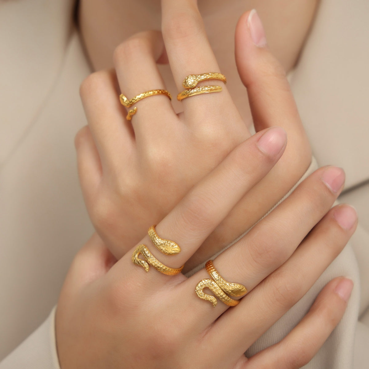 Snake Shape  Ring